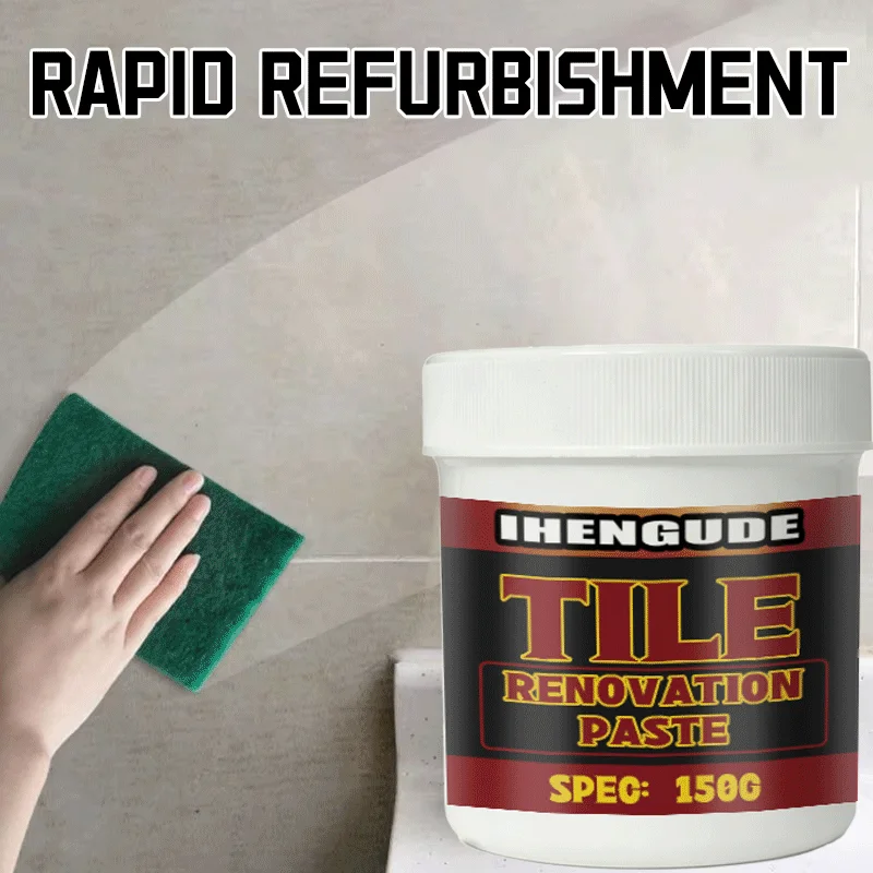 150g Multi-purpose Tile & Stone Polishing Paste Auto & Household Surface Renovation Wax Brightening Protective Care
