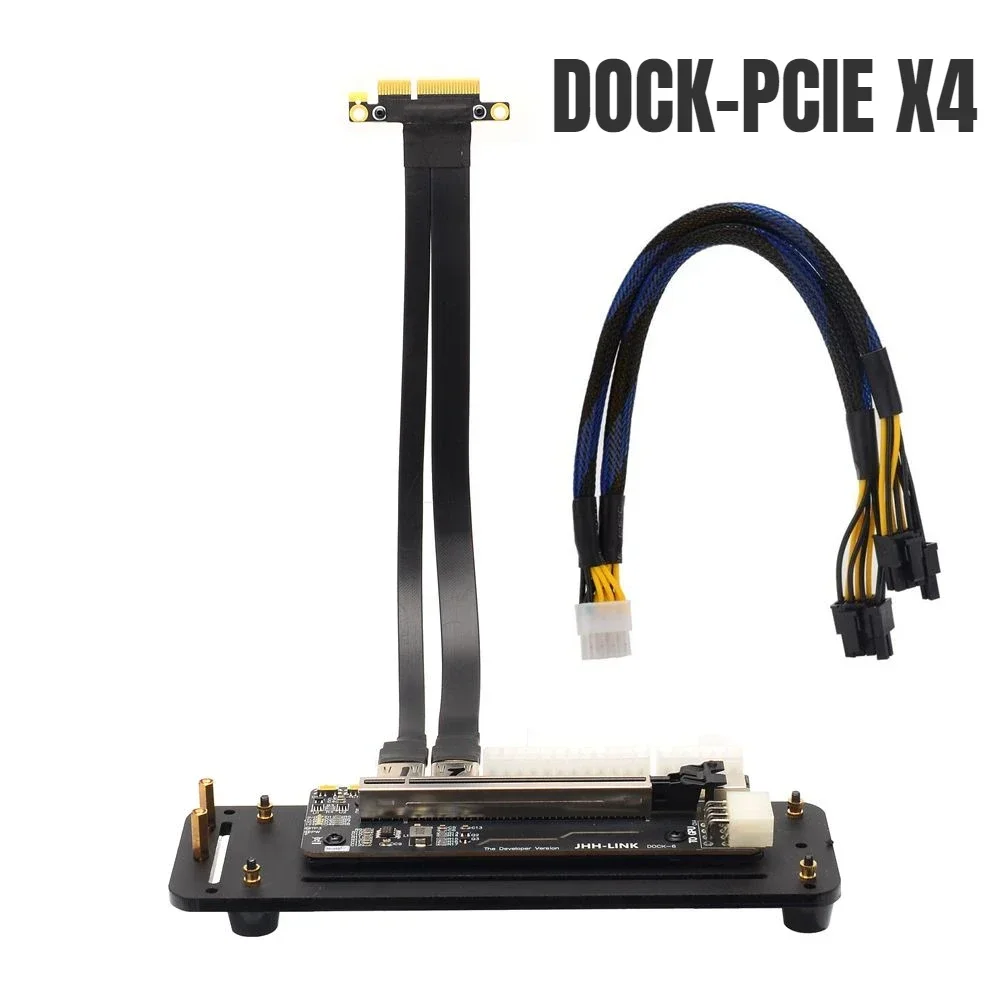 New M2 NGFF/ M.2 NVME/ mPCIe/ PCIe 1x/ PCIe 4x PCI-E External Laptop Video Card Dock Graphics Card Notebook Docking Station eGPU