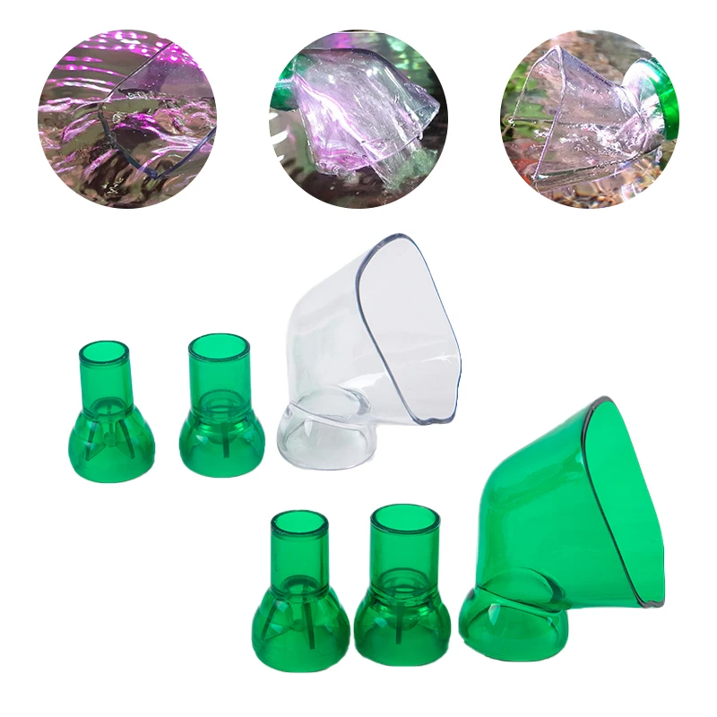 Aquarium Lily Spout Filtration Outlet Relief Water Flow Natural Flow Filter Dual Connector Aquarium Filters & Accessories