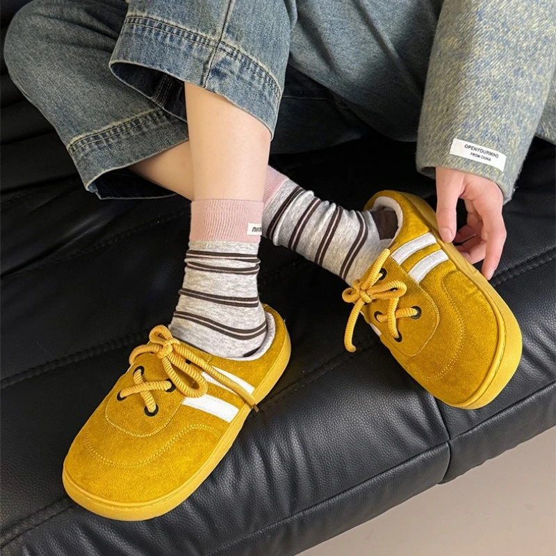 Lovely Bowtie Solid color Winter Women Home Slippers For Indoor Bedroom House Soft Bottom Warm comfortable Fluffy shoes
