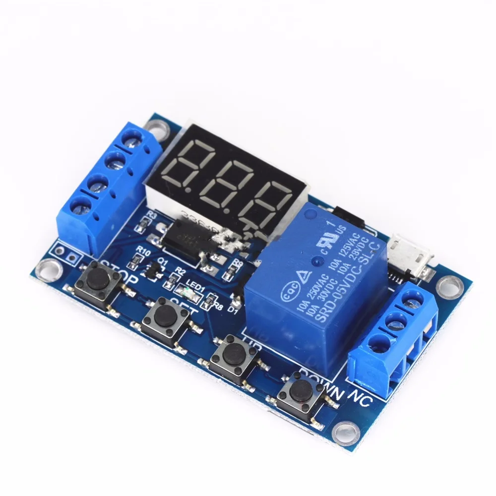 6-30 فولت وحدة التتابع التبديل الزناد تأخير الوقت دائرة الموقت دورة قابل للتعديل 828 الترويج