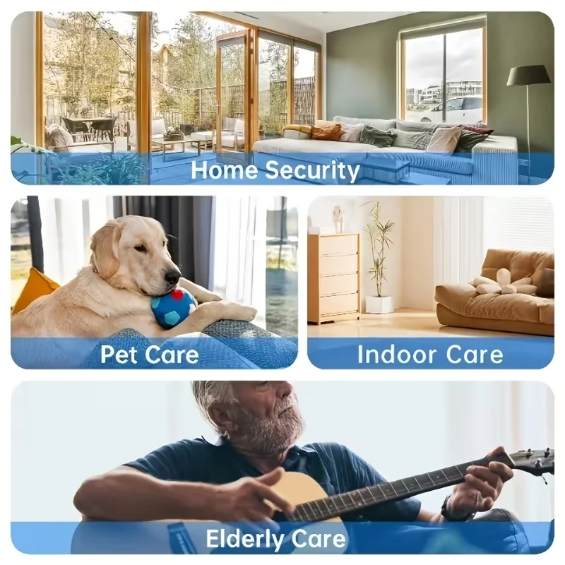 3MPHD Smart Phone Robot Camera, Indoor Cameras With Audio And Video, Security Cameras Wireless Outdoor Indoor, Pet Camera For Ca
