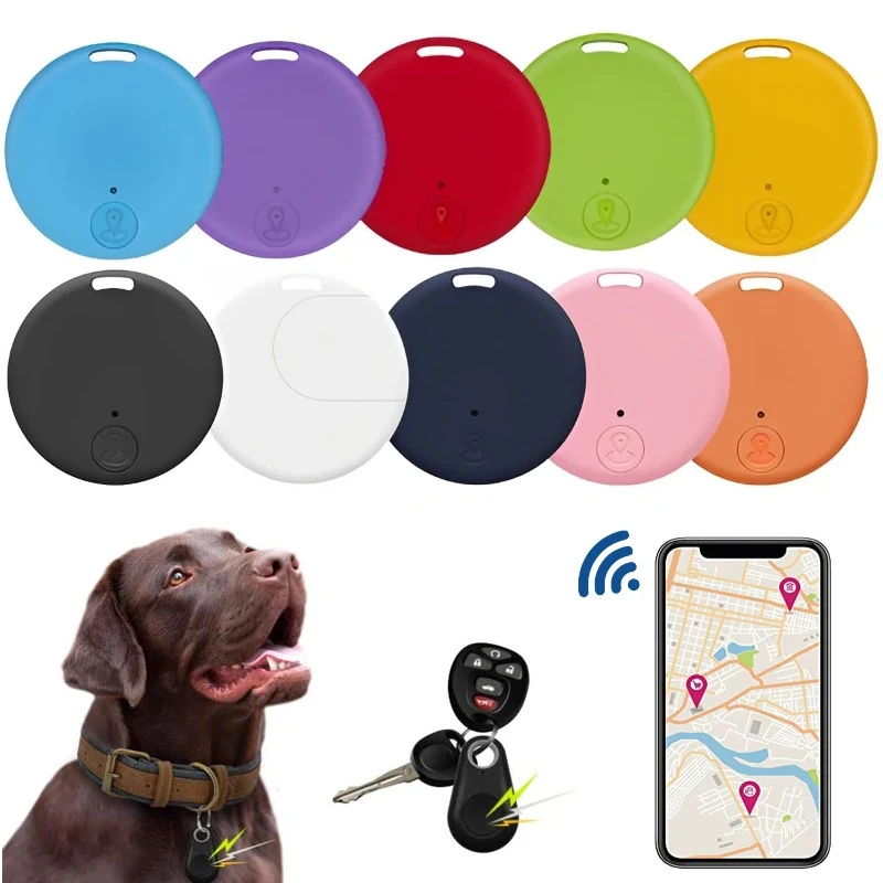 Mini Bluetooth Anti-Lost Device GPS Tracking Device Fashion Pet Kids Wallet Key Smart Finder Locator for IOS Android Accessories