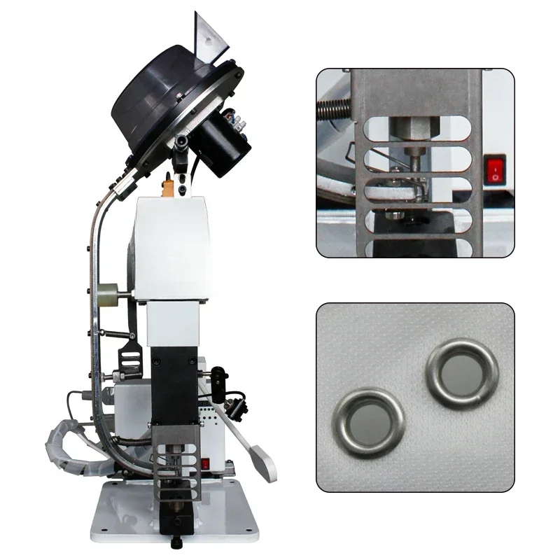 Awning/Shade Net Semi-Automatic Metal Eyelet Grommet Fixing Punching Machine