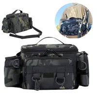 Mochila de pesca, mochila de camuflaje, mochilas para hombres, bolsa de herramientas de pesca, artículos, aparejos, entretenimiento deportivo