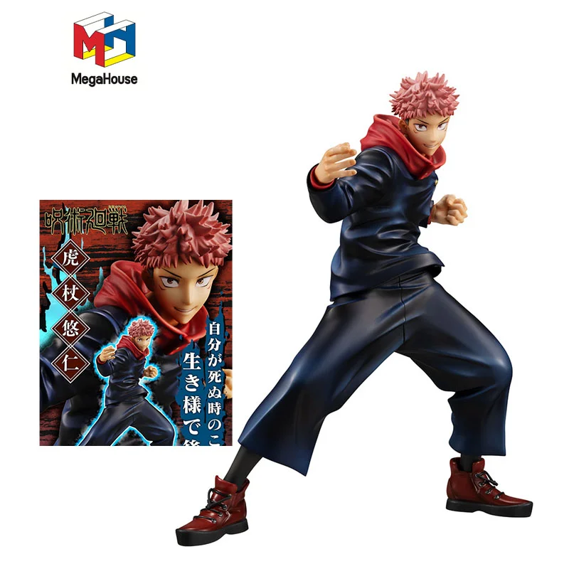 

In Stock 100% Original Megahouse MH Itadori Yuji 1/8 Authentic Collection PVC Anime Figure Model Toys Collection Gifts 18CM