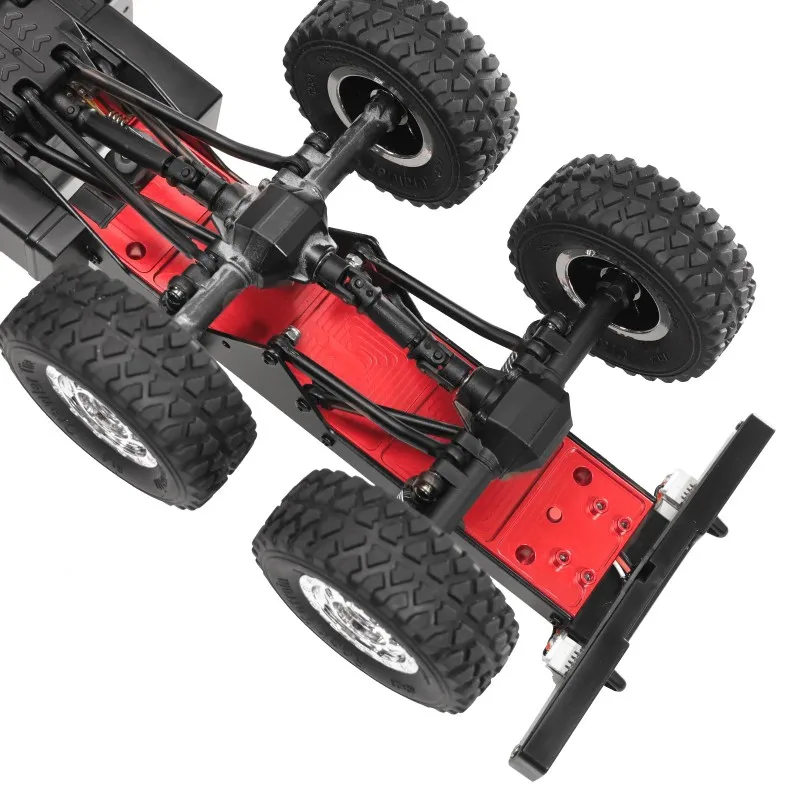 Per C8823 1/18 Unimog 6 ruote fuoristrada coda in metallo kit di aggiornamento vano posteriore