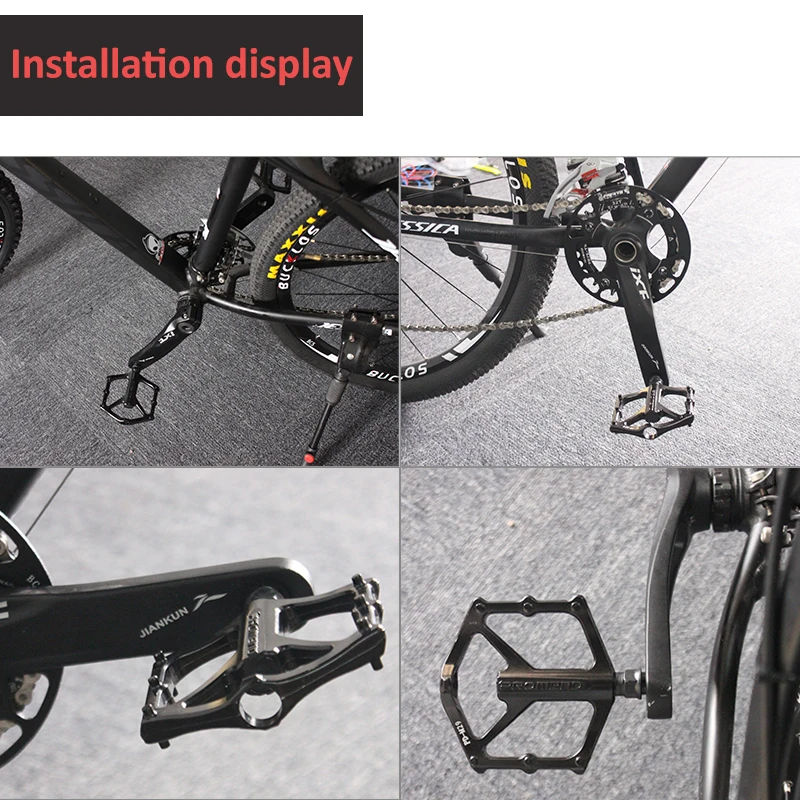 PROMEND Bicycle Pedals Anti-slip DU Bearing MTB Pedal Ultralight Road Bike Pedal Wide Platform R29 M27 Pedals Bike Accessories