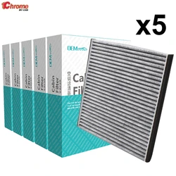 5x Car Pollen Cabin Air Filter For Toyota Camry Yaris Land Cruiser Prado Subaru Legacy Outback BL BP 2003 2004 2005 87139-33010