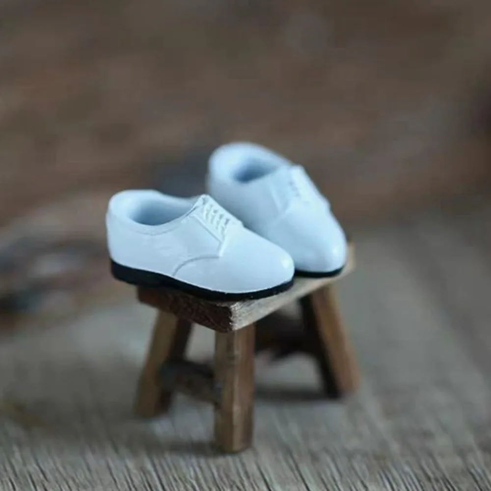 Casualowe buty z noskiem w szpic, plastikowe buty dla lalek modnych, buty rekreacyjne, zabawki DIY na prezent, akcesoria do ubrań dla lalek BJD 1/12