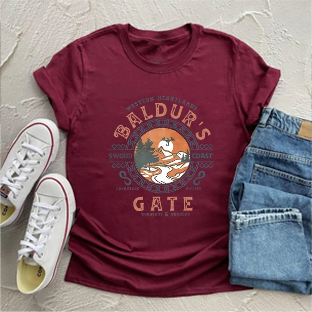 Astarion High Elf T Shirt Baldurs Gate 3 Adventure Awaits T Shirt Astarion Bulders Tee Game Tops Unisex Short Sleeves Tops