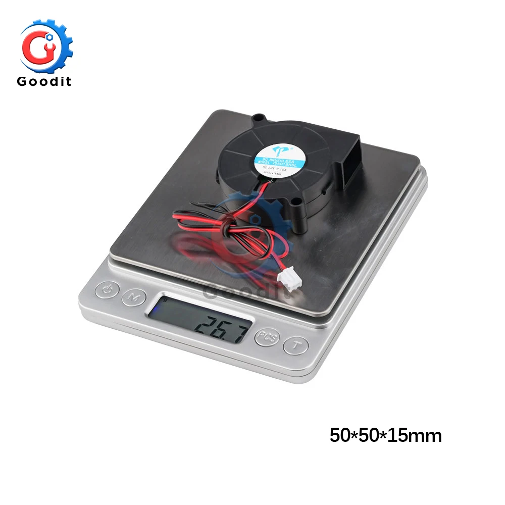 YD5015HSL DC Turbo Blower Diameter 5cm 5V 12V 24V Machine Silent Oil-Containing Micro Centrifugal Fan Mini Sleeve Bearing Fan