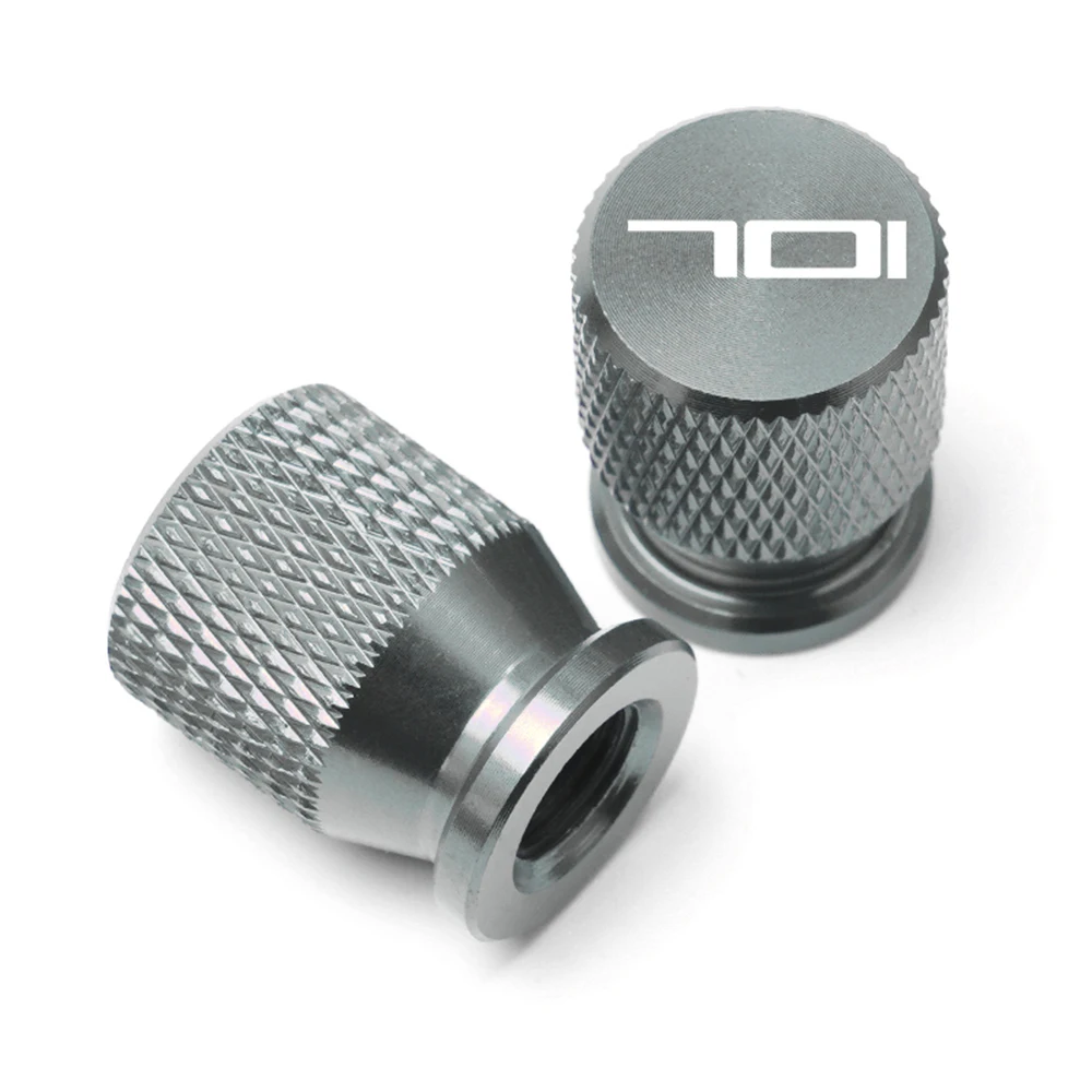 With Logo "701" Motorcycle CNC Aluminum Valve Core Cap Aerated Mouth Tires Gas Nozzle Cover For Husqvarna 701 SUPERMOTO & ENDURO