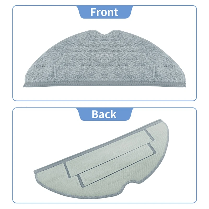 1ชุดอุปกรณ์เสริมสำหรับ Xiaomi roborock S8/S8 Pro หุ่นยนต์พิเศษที่สามารถล้างทำความสะอาดได้ HEPA แปรงด้านข้างไม้ถูพื้นผ้าเช็ดทำความสะอาดได้