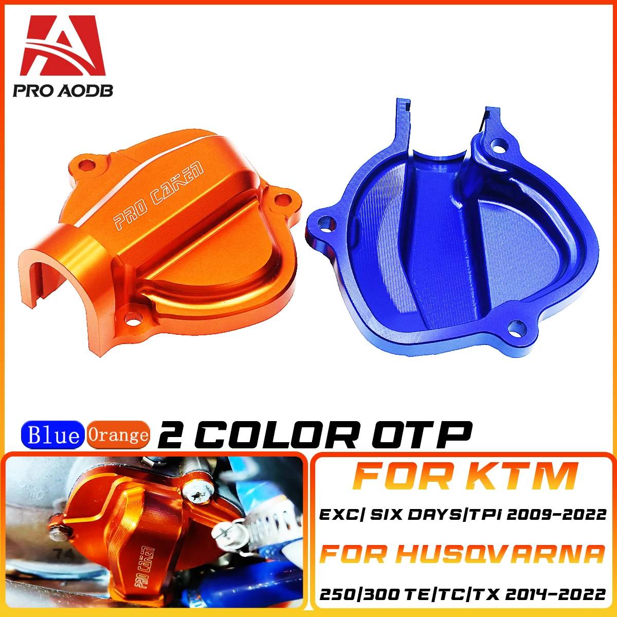 

Motorcycle CNC Exhaust Control Cover For KTM XC SX XC-W EXC Six Days TPI 250 300 GasGas EC EX MC Husqvarna TE TC TX 2009-2022