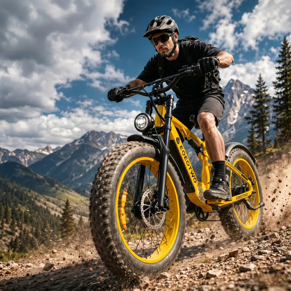 1500W Electric Mountain Bike 26" Fat Tire 48V 17.5Ah 34MPH Off-Raod e Bike image 4