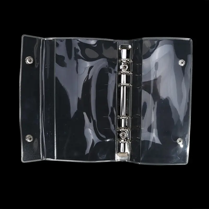 A6 Schmale Lose Blatt Abdeckung Binder 10 stücke 1 Grid 2 Grid Lagerung Taschen Für Postkarten Sammeln Buch Organizer lose Blatt Abdeckung – Detail 5