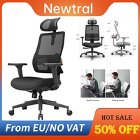 Newtral Magich003 Ergonomic Office Chair, Auto-Following Backrest, Adaptive Lower Back Support, Adjustable Headrest Seat