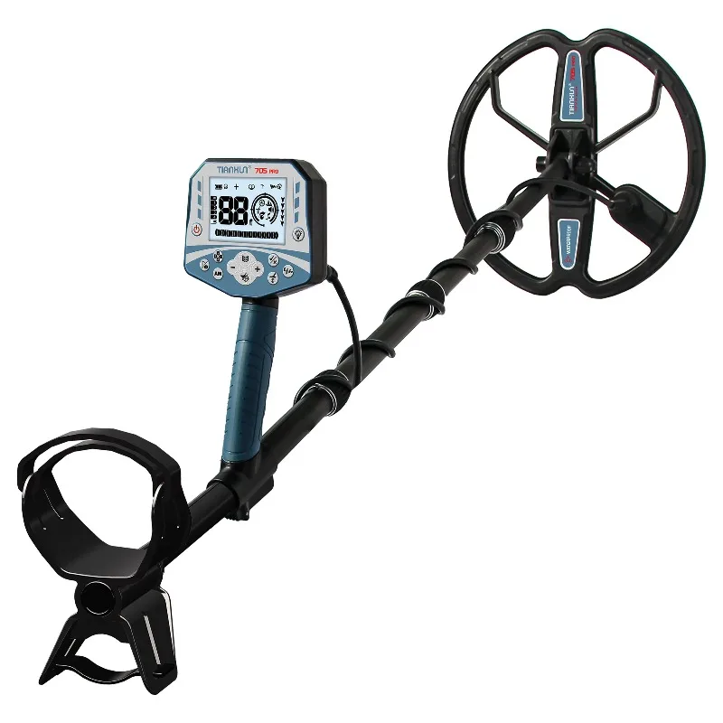 New Portable metal detector 705pro gold detector underground treasure metal detector tracker with waterproof search coil