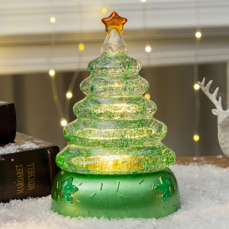 

Рождественская елка, музыкальная шкатулка, светящийся декор, праздничный подарок, праздничное украшение для дома