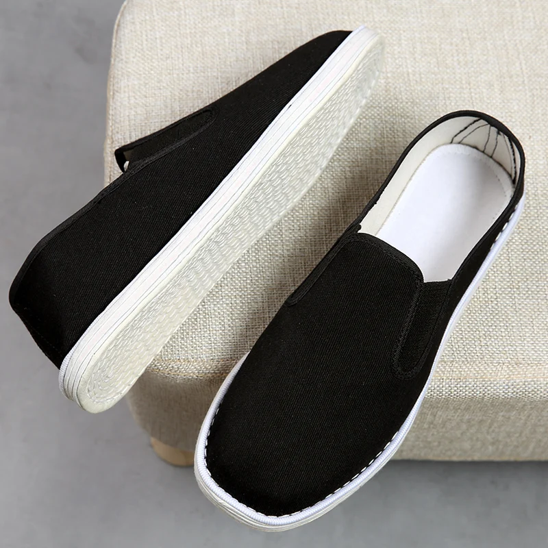 Beijing Handmade Cloth Shoes Men's Anti-Odor Sweat-Absorbing Breathable Spring Summer Casual Shoes Dad Shoes Thousand-Layer B...