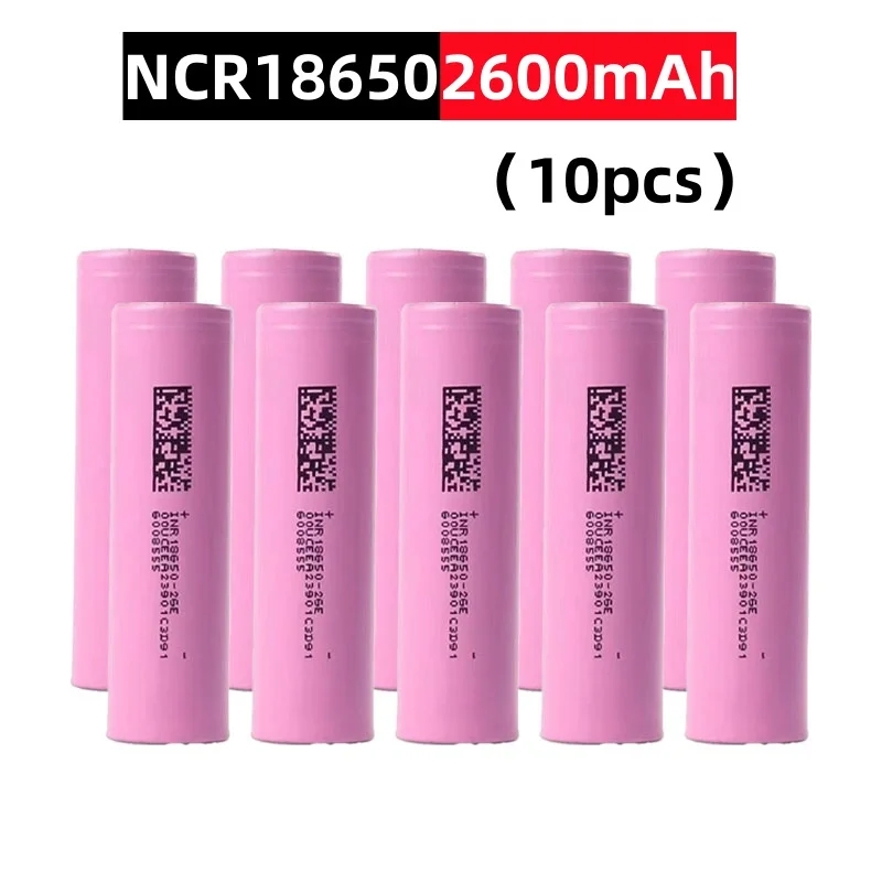 

18650 Батарея 3,7 В 2600 мАч Литий-ионная аккумуляторная батарея подходит для игрушек, фонариков, аккумуляторов для инструментов и т. д.