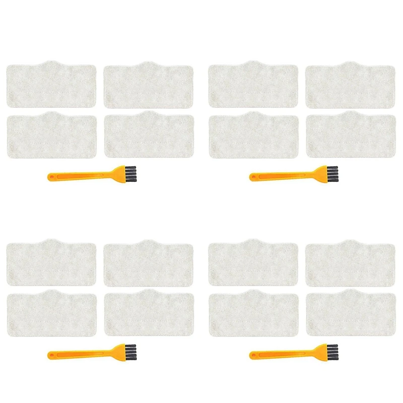 AS60-20Pcs aspiradora de vapor paño de mopa almohadillas de limpieza para Xiaomi Deerma DEM ZQ600 ZQ610 limpiador de manos accesorio de fregona