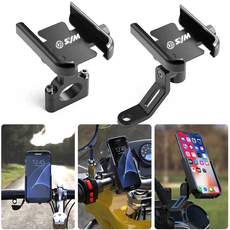 For SYM Husky ADV150 ADV300 DRG JET SL ADXTG Fiddle FNX 125 150 Joymax Z F Joyride 300 Motorcycle Phone Holder GPS Stand Bracket