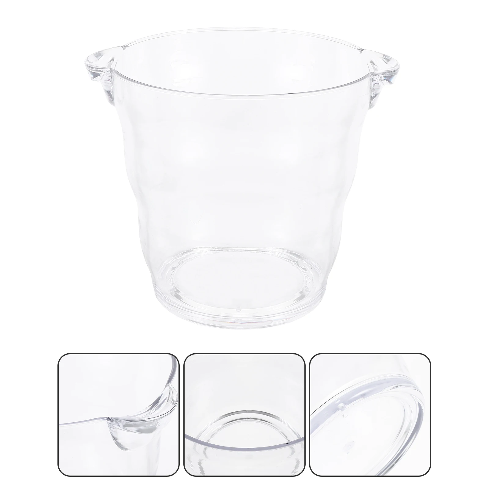 

Barrel Beverage Ice Bucket Party Chiller Spittoon Buckets for Alcohol Acrylic Container