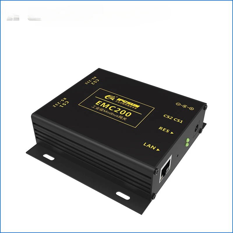Industrial Modbus Gateway rtu to tcp 232 to Ethernet High Stability modbus Rtu Module 2 Port Serial Server EMC200
