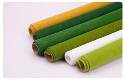 1pcs Green grass carpet scale model HO 50cmx50cm eters, make the design of landscape architectural model of the train