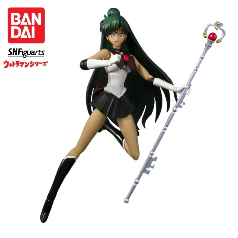 Disponibile Bandai SHF Saturn Moon Saturn Moon Pluto Yuena Plutone Figura Anime Periferiche Azione Collezione di bambole Regali