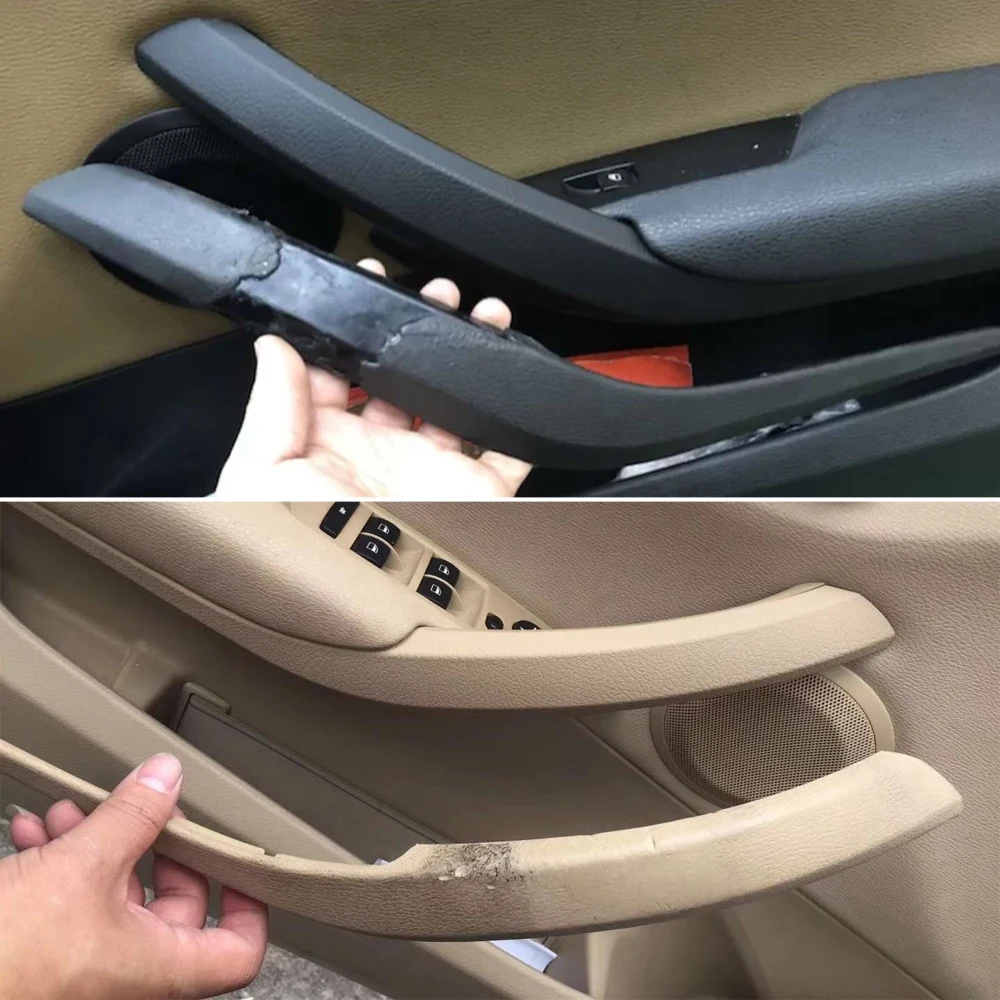 Car Interior Door Left Right Pull Handle Outer Cover Trim Replacement For BMW X1 E84 2010 2011 2012 2013 2014 2015 2016