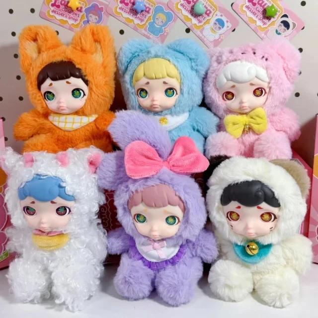 

LAURA Cute Pet Dessert Shop Series Vinyl Blind Box Toys Doll Cute Anime Action Figures Mystery Box Pendant Keychain Surprise Bag