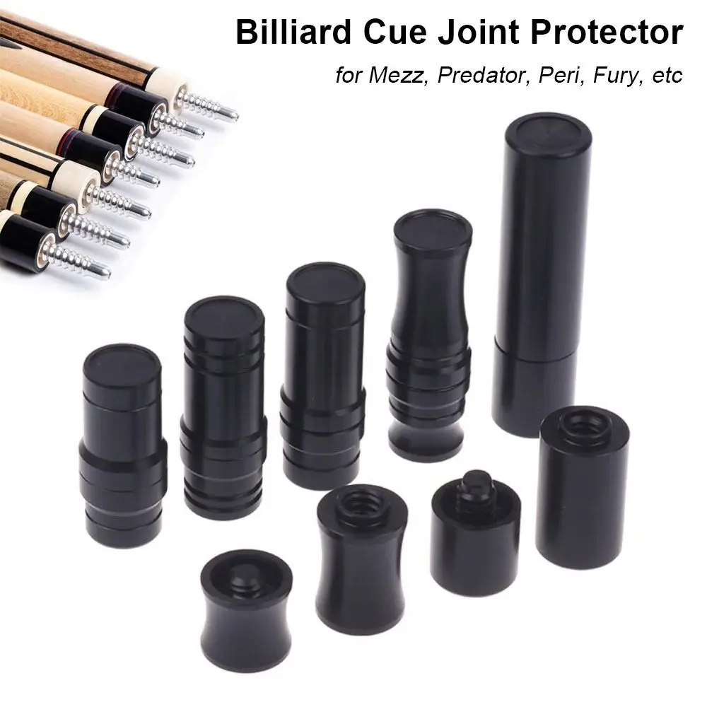 1 комплект, специальный комплект защиты для швов бильярдного кия, пластиковые черные защитные колпачки для среднего колеса, колпачки для швов Uni Loc Wavy