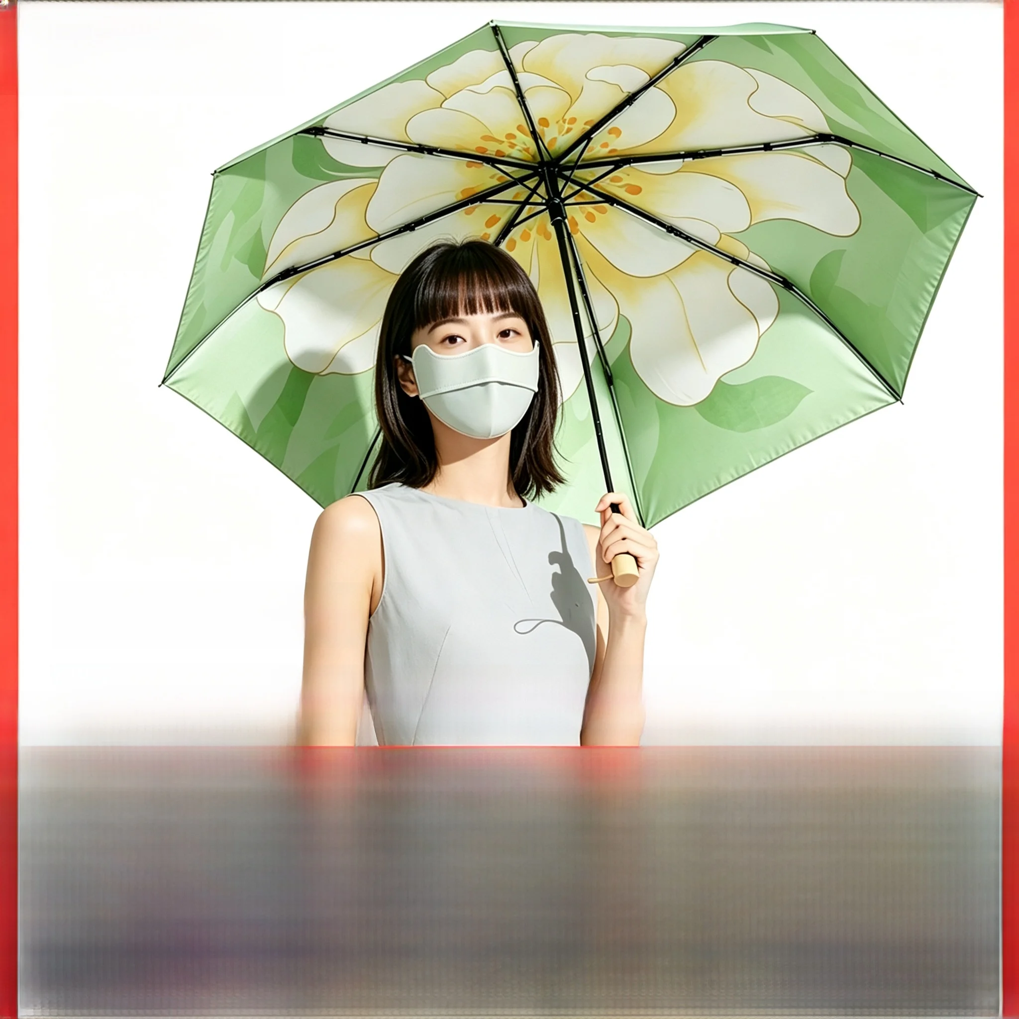 

Banana Leaf Black Glue Sun Umbrella Double Layer Sun Protection Small Black Umbrella Women's Sunny Rain Dual Use Sunscreen Fo...