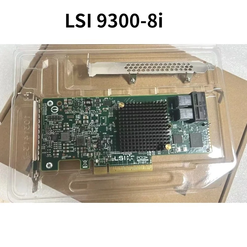 Original LSI SAS3008 chip LSI 9300-8i 12 GB/s SAS HBA IT mode ZFS FreeNAS Unraid + 2 * SFF-8643 SATA cable