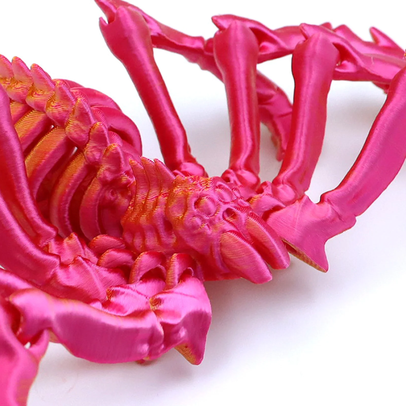 لعبة عنكبوت مفصلية مطبوعة ثلاثية الأبعاد نموذج حشرة زحف واقعية لتعليم العلوم لتزيين حفلات الهالوين