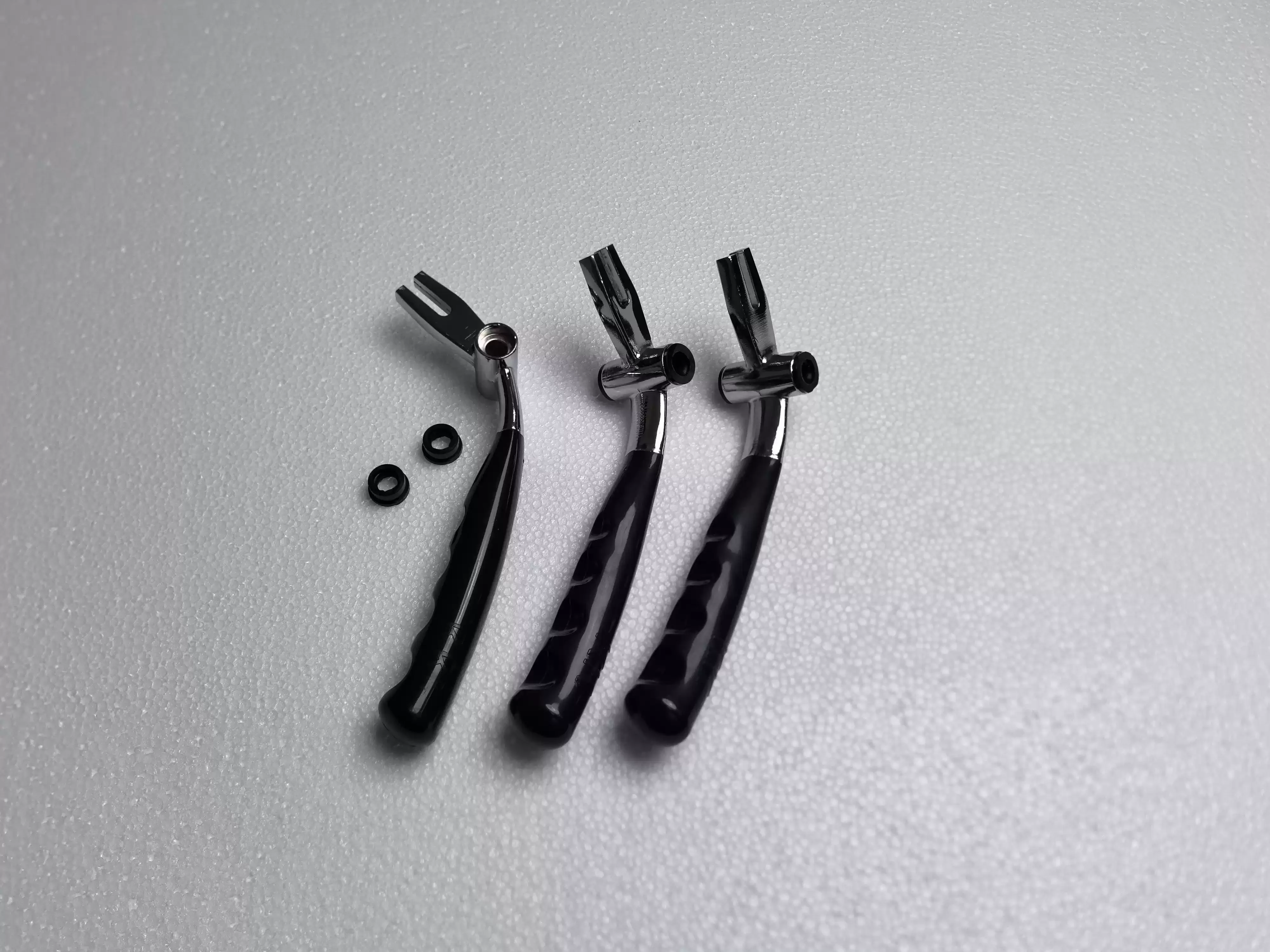 3 Straight Hand Levers Accessories Black Color Handles For Vevor Soft Serve Ice Cream Machines New Spare Parts