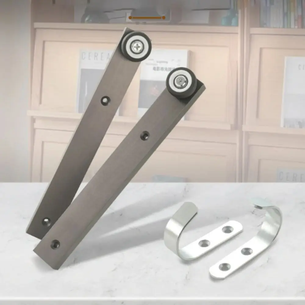 Aluminum Alloy Construction Cabinet Lift System Plug-in Telescopic Component Rubber Silent Pulleys Door Lifting Set