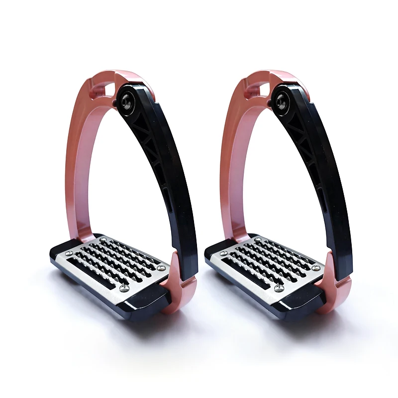 Etriers-d'equitation-professionnels-de-couleur-verte-equipement-de-securite-equine