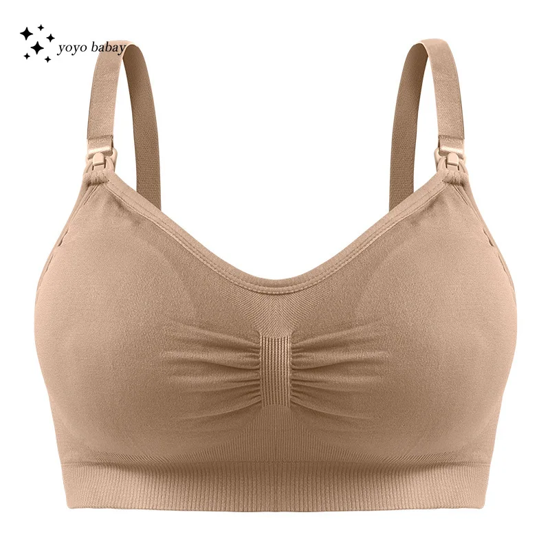 Nursing Bra Without Bones Maternity Bras Pregnancy Clothes Prevent Sagging Breastfeeding Women Breathable Lactancia Feeding Bras