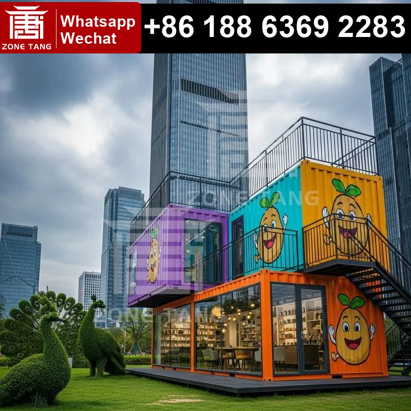 

Customize Color Creative Container House Steel Structure Detachable Home Container Price Canteen Container House 3 Bedroom