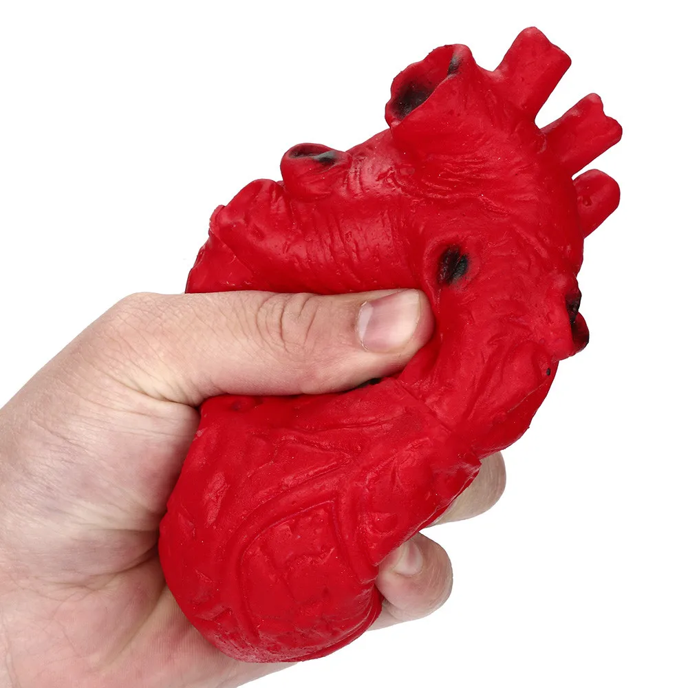 Novelty Silicone Stress Ball Scary Organ Heart  Toy Stress Reliever Toy suministros para fiestas recuerdos de boda taba squishy