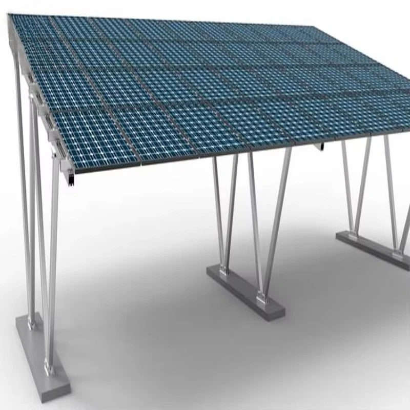 Durable weather-resistant aluminum industrial floor-mounted photovoltaic brackets for residential solar power systems