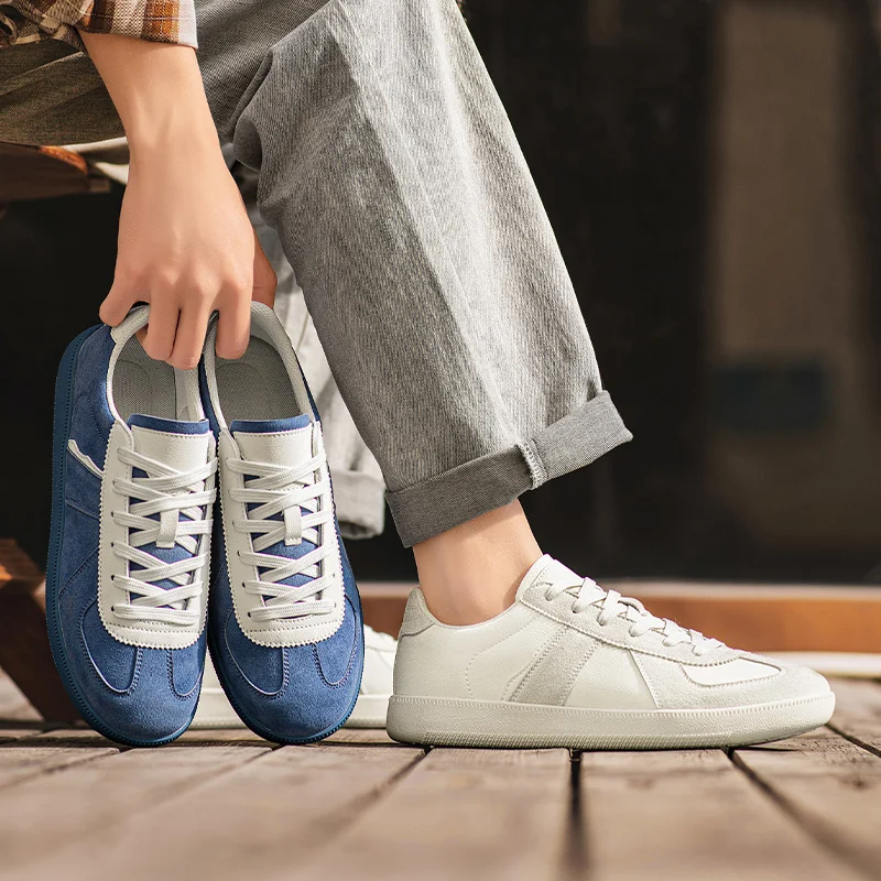 

Мужские ретро-кроссовки для повседневной носки, удобные и дышащие, с круглым носком, на шнуровке, с мягкой подошвой, для тренировок и активного отдыха.