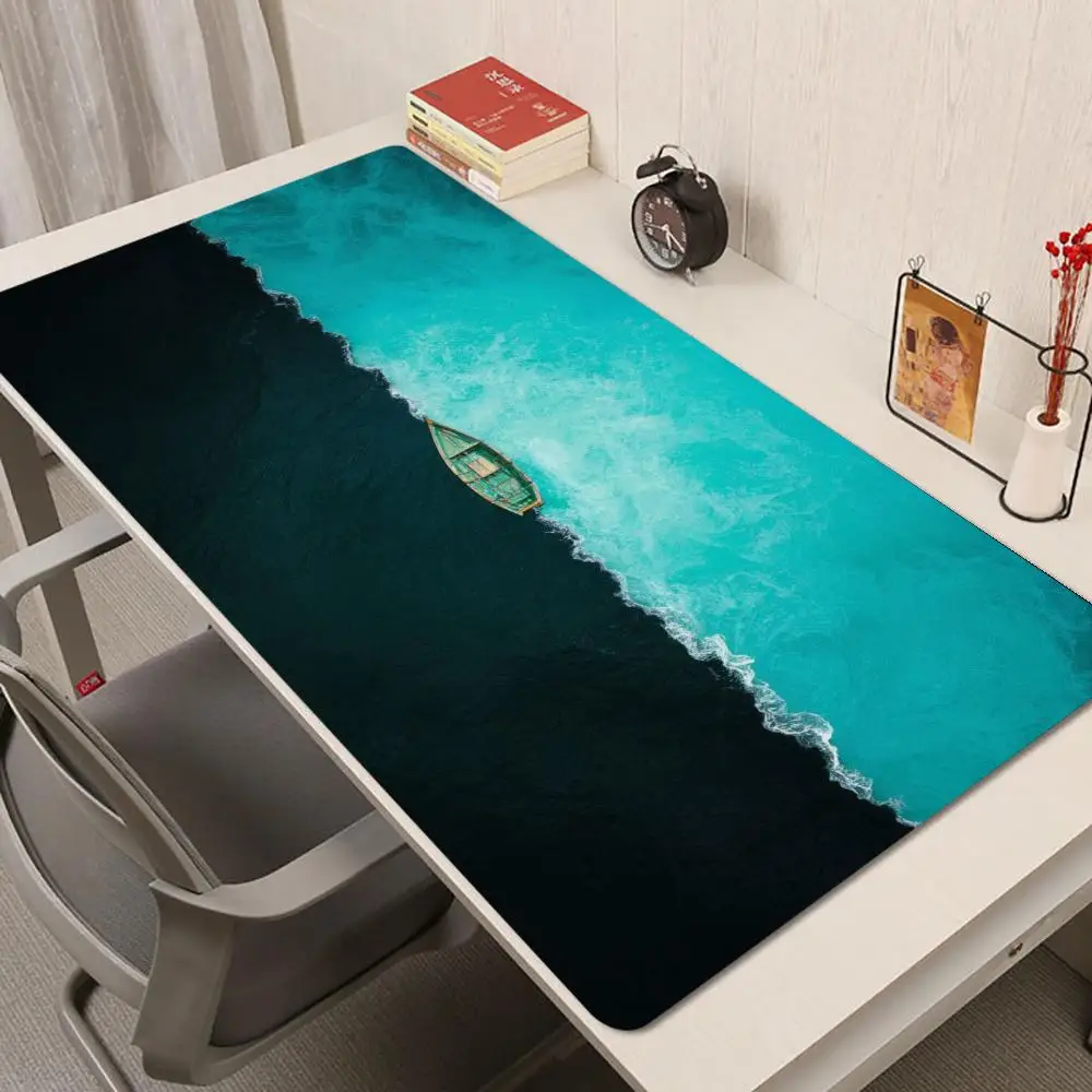 

Boat Ocean Mouse Pad Multi-Size non-slip Gaming mouse pad Gamer E-Sports Mouse Mat Game Mechanical Keyboard XXL Desk Mat