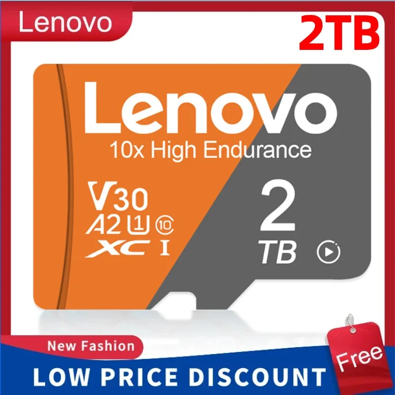 Lenovo Mini карта памяти, класс 10, 128 ГБ, 256 ГБ