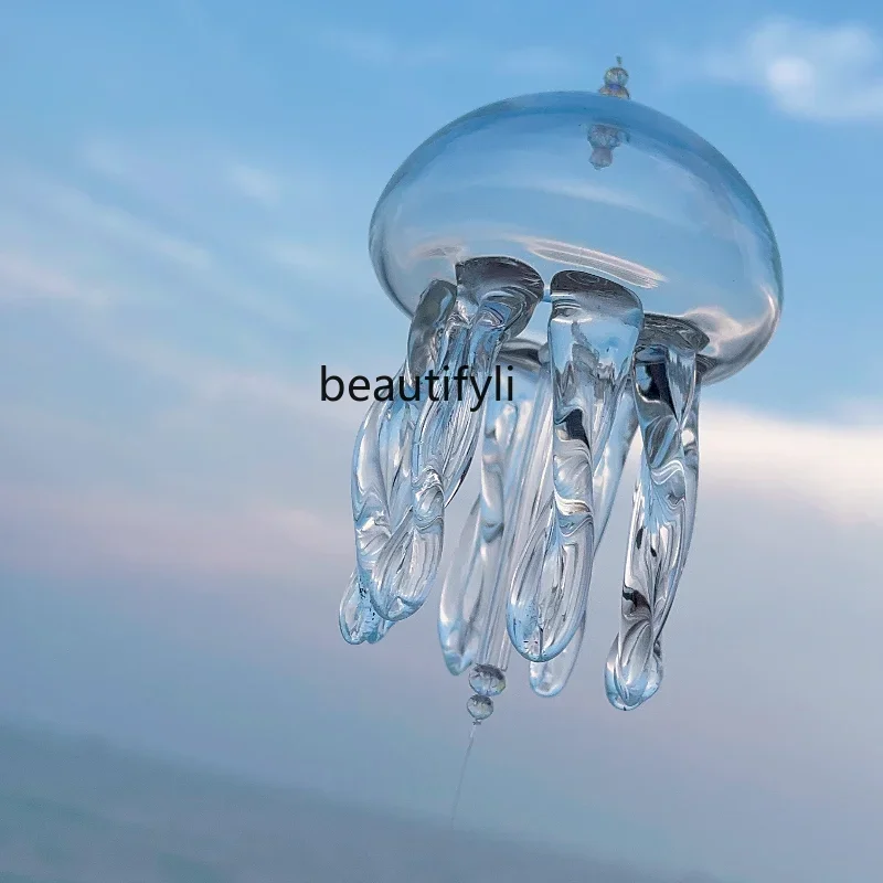 

Jellyfish Wind Chimes Ocean Bubble Fantasy Hanging Decoration Balcony Window Side Bedroom Living Room Home Decoration