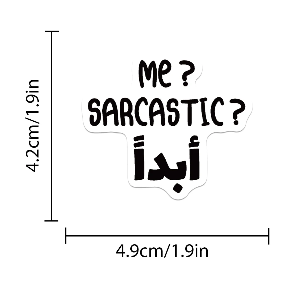 57-teiliges Set Arabische Meme-Aufkleber Lustige Lokale Humor-Sticker Urkomische Virale Vinyl-Aufkleber für Teenager Laptop Powerbank Gitarre Ordner Album